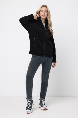 Logo trade mainoslahja ja liikelahja tuotekuva: Iqoniq Diran teddyfleecetakki kierrätetystä polyesteristä